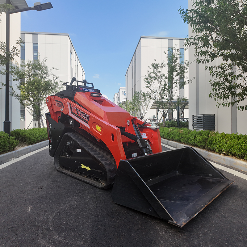 TOVISEN V1000 compact tracked mini skid steer